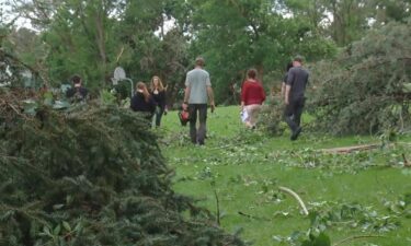 Highland Ranch residents are cleaning up after a tornado whipped through parts of Douglas County in Colorado on Thursday.