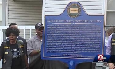 A historical marker was unveiled