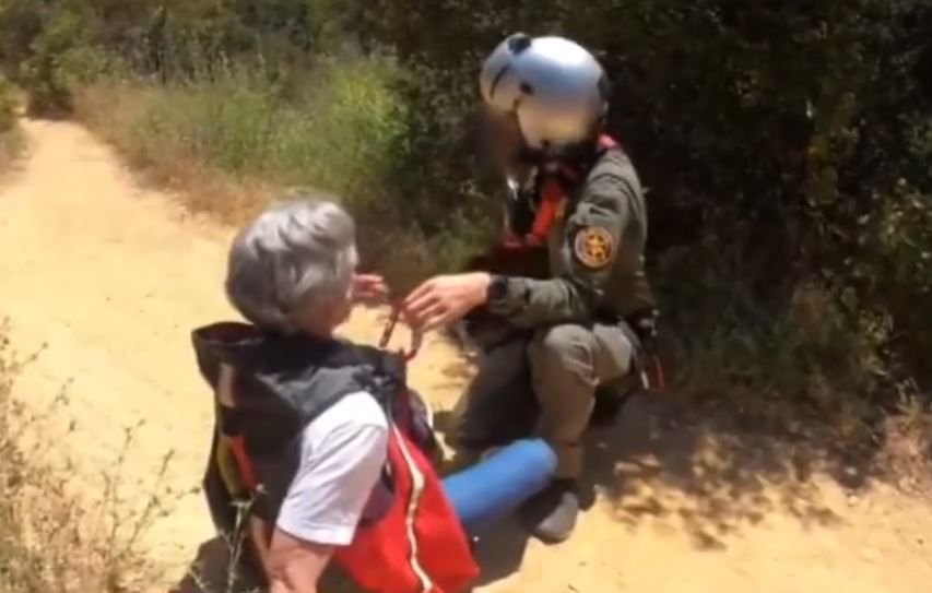 <i>Ventura Co Fire/KCAL</i><br/>An avid hiker was able to use her iPhone SOS feature to alert rescue crews after getting injured on Trail Canyon Falls.