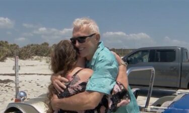 Doug Ritter had an amazing reunion on June 6 with a woman he rescued from a sinking boat 41 years ago.