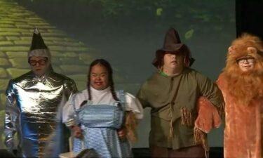 Kids and adults with disabilities performed “The Wizard of Oz” presented by the Down Syndrome Organization of Southern Nevada and Dynamic Music Therapy.