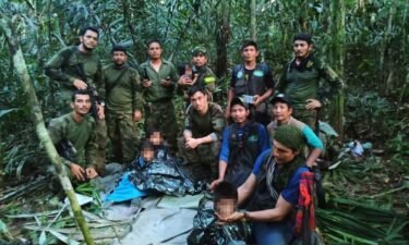 Four children were rescued after 40 days in the Colombia jungle