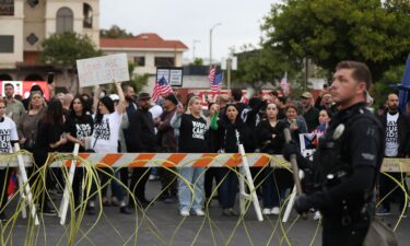 Large crowds gather at Glendale Unified School District meeting where parents and activists clash over teaching sexual identity to kids at Glendale Unified School District in Burbank Tuesday