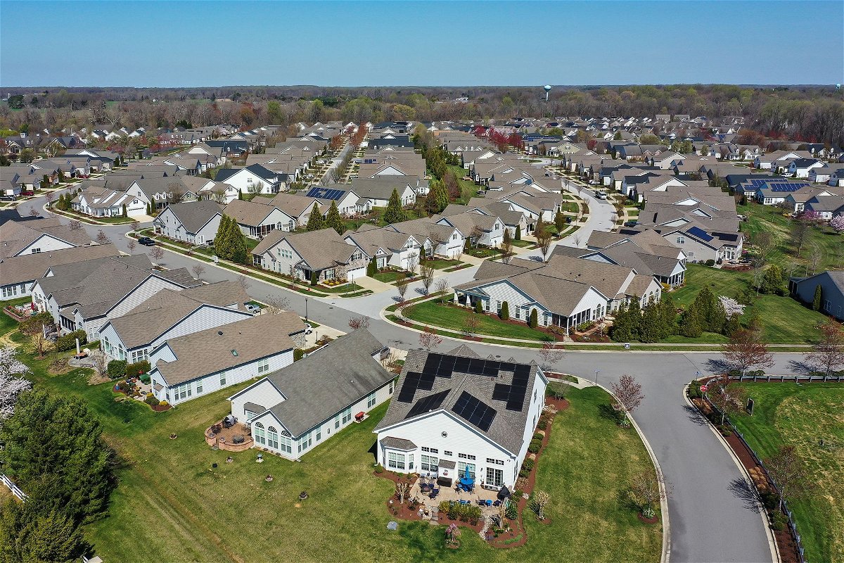 <i>Nathan Howard/Bloomberg/Getty Images</i><br/>Homes are pictured here in Centreville