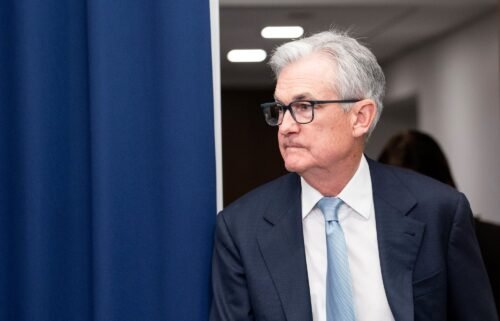 U.S. Federal Reserve Chair Jerome Powell attends a press conference in Washington