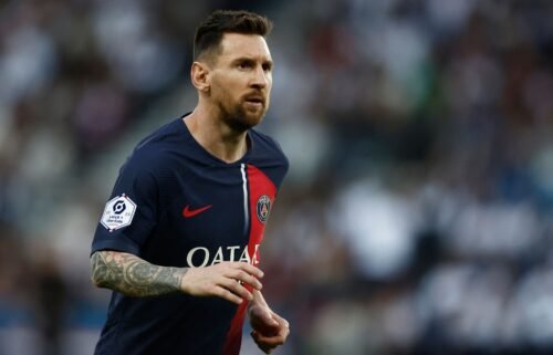 Lionel Messi’s final game for Paris Saint-Germain ended in defeat as the Ligue 1 champion lost 3-2 at home to Clermont on June 3. Messi is seen here on Saturday at Parc de Princes