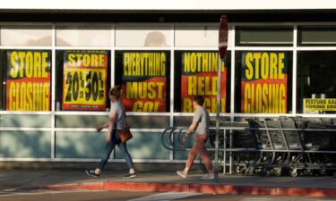 Shoppers enter exit a Bed Bath & Beyond store on May 29 in Glendale