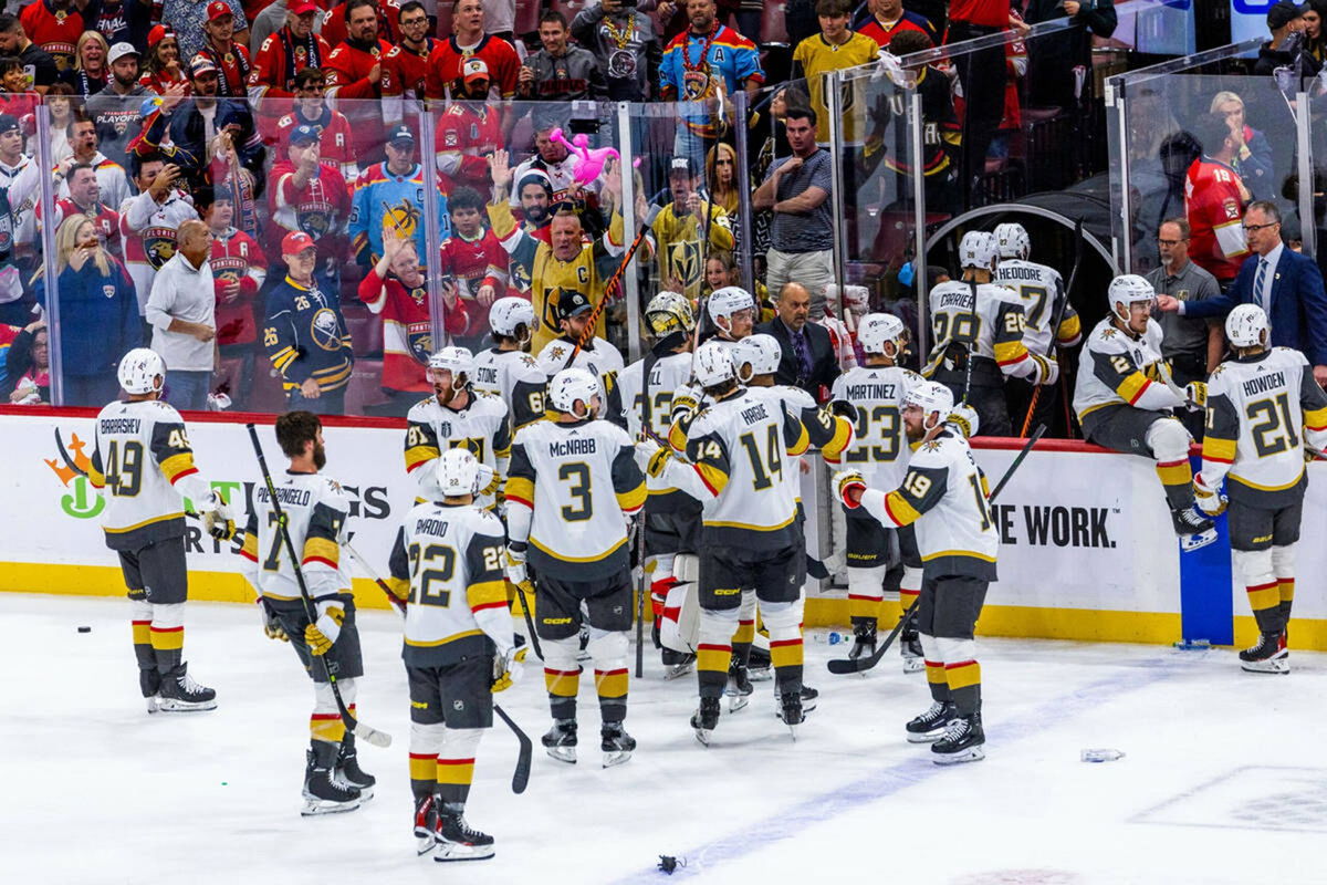 <i>L.E. Baskow/Las Vegas Review-Journal/Tribune News Service/Getty Images</i><br/>This Vegas Golden Knights team are one win away from making history.