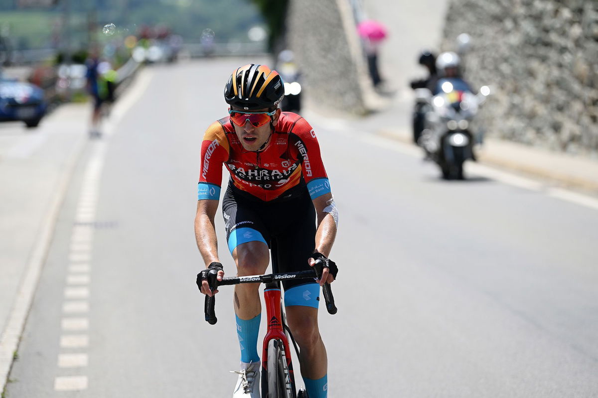 <i>Dario Belingheri/Velo/Getty Images</i><br/>Mäder pictured competing in the fourth stage of the Tour de Suisse this week.