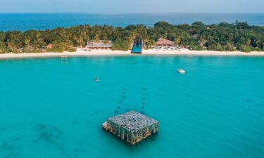 The Coralarium is located across from the longest pool in the Maldives