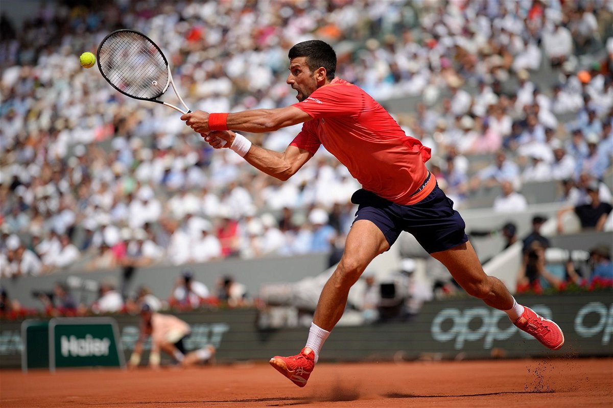 <i>Christophe Ena/AP</i><br/>Novak Djokovic is attempting to win his 23rd grand slam title at this year's French Open.