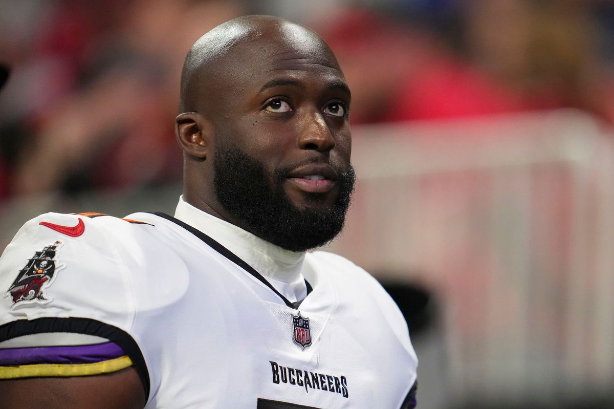 <i>Cooper Neill/Getty Images</i><br/>Six-year NFL veteran Leonard Fournette played the last three seasons with the Tampa Bay Buccaneers where he won a Super Bowl. Fournette said he’s “blessed” after escaping a vehicle fire in Florida on June 27.