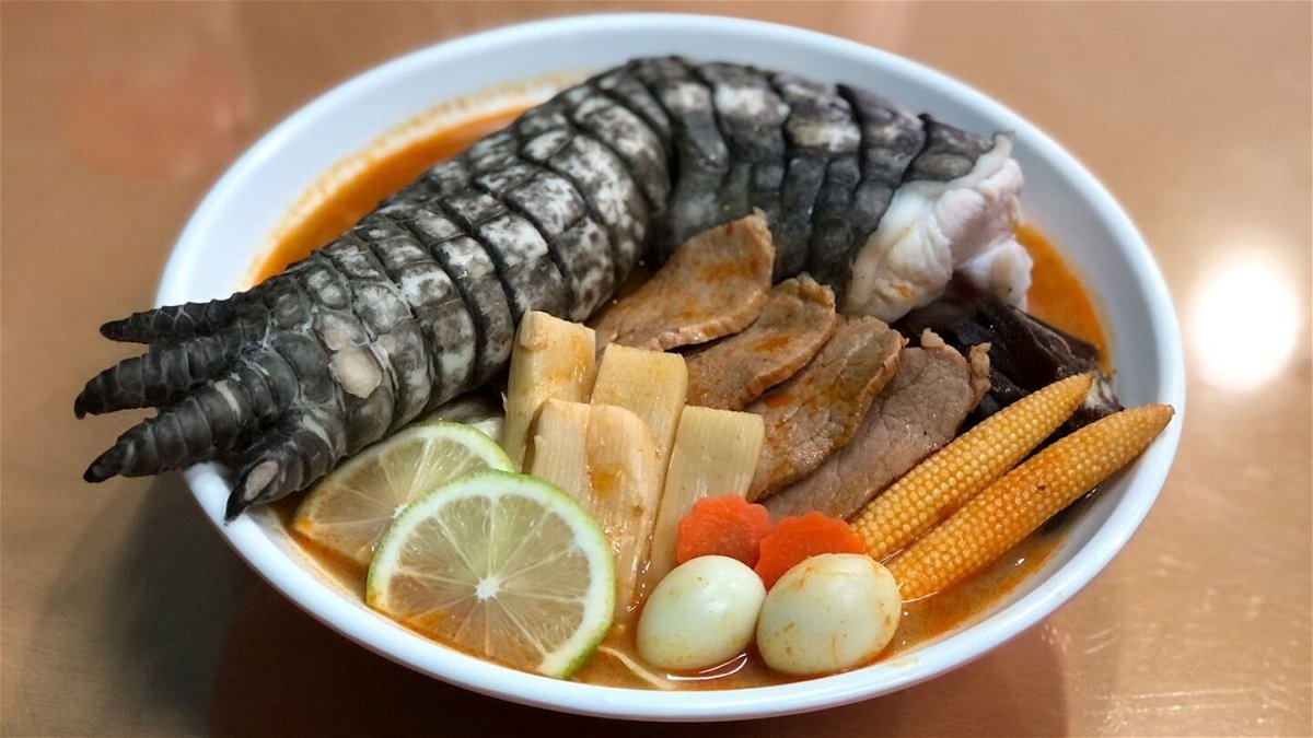 <i>Courtesy Witch Cat Kwai</i><br/>A bowl of Witch Cat Kwai's Godzilla Ramen is pictured here.