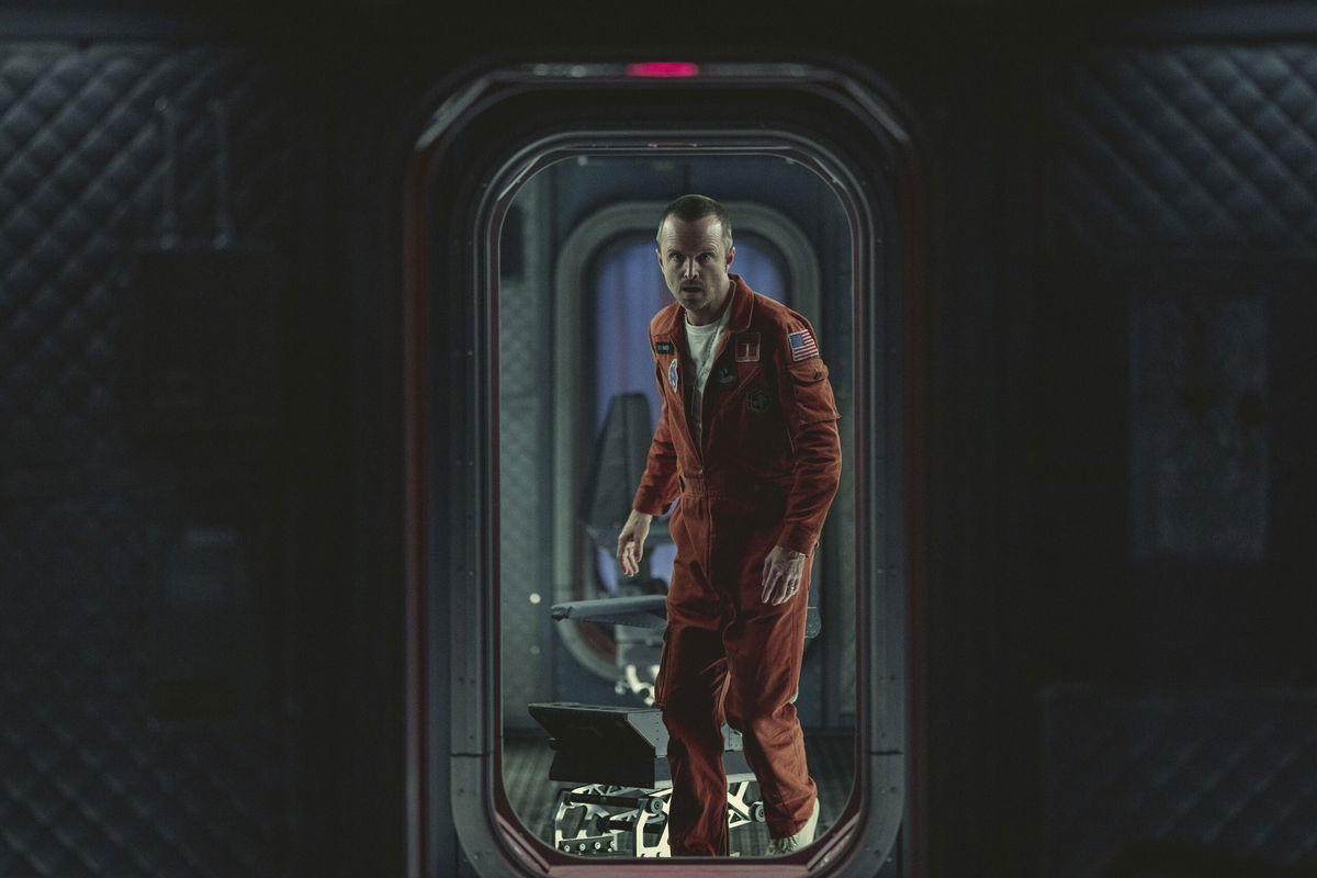 <i>Nick Wall/Netflix</i><br/>Aaron Paul plays an astronaut in 