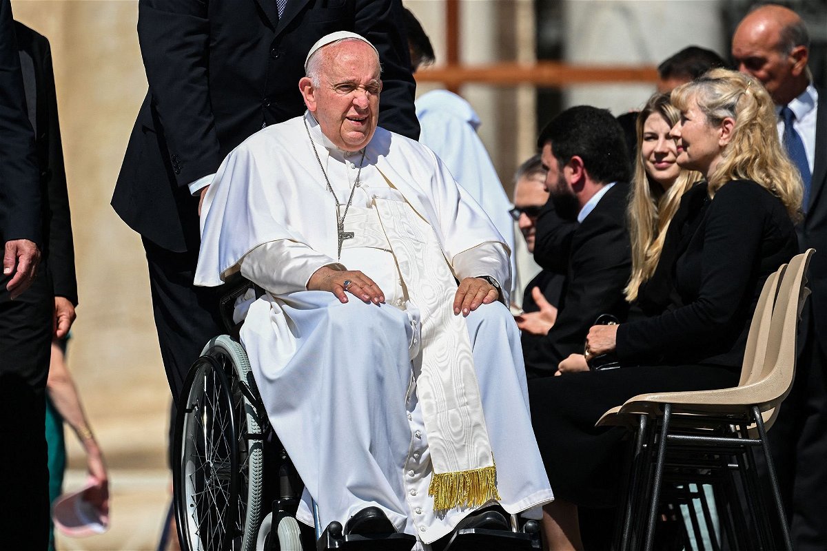 <i>Andreas Solaro/AFP/Getty Images</i><br/>Pope Francis