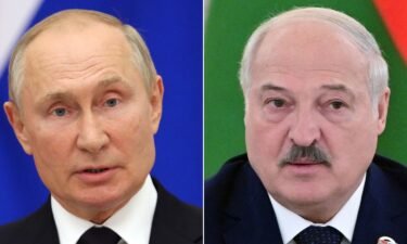 Aleksandr Lukashenko (right) claimed Vladimir Putin was unable to get Prigozhin on the phone while the incursion unfolded.