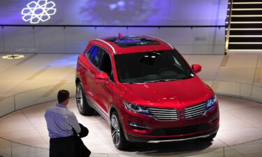 A Lincoln MKC at the North American International Auto Show in 2014. Ford