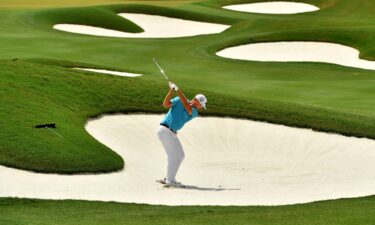 Henson in action at the 2018 CIMB Classic at TPC Kuala Lumpur