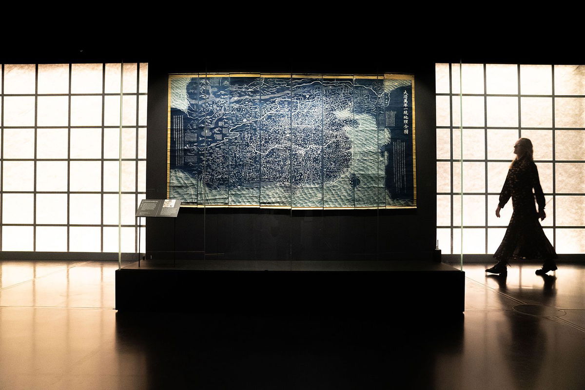 <i>James Manning/PA Images/Getty Images</i><br/>A map of the Qing empire