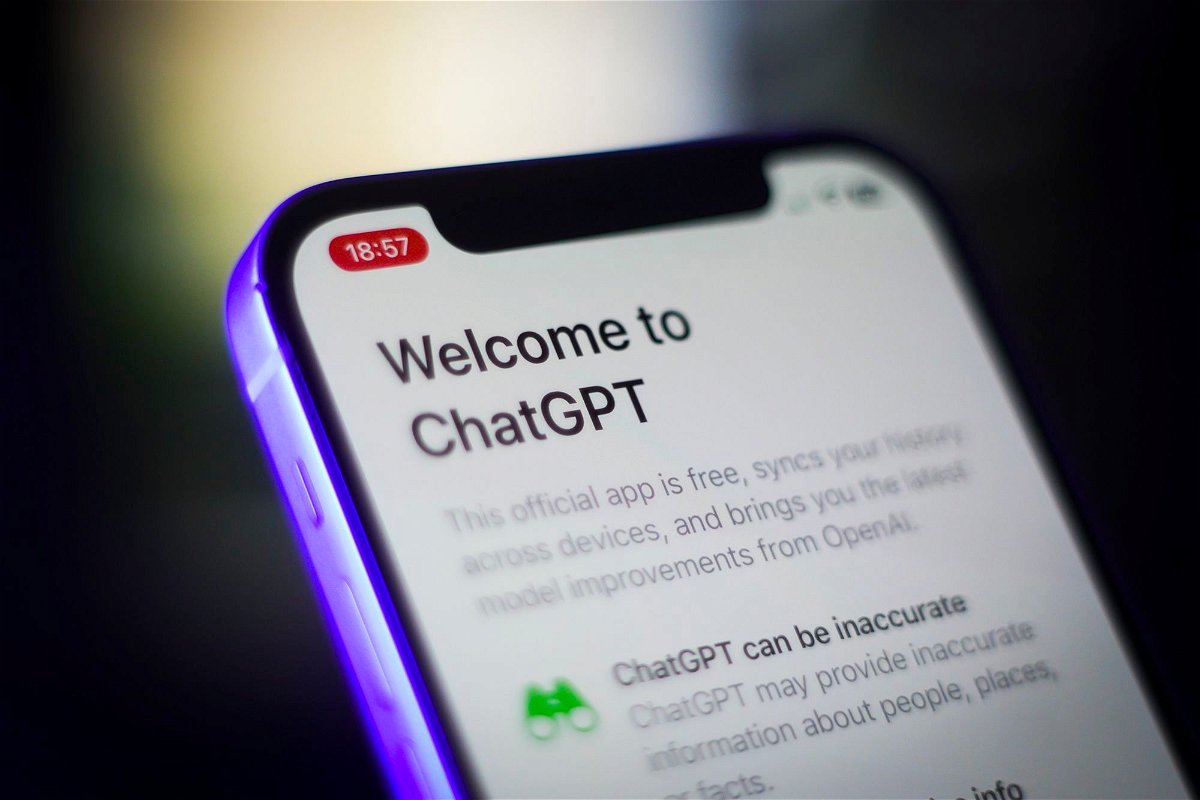 <i>Jaap Arriens/NurPhoto/Getty Images</i><br/>The ChatGPT app is seen running on an iPhone in this photo illustration