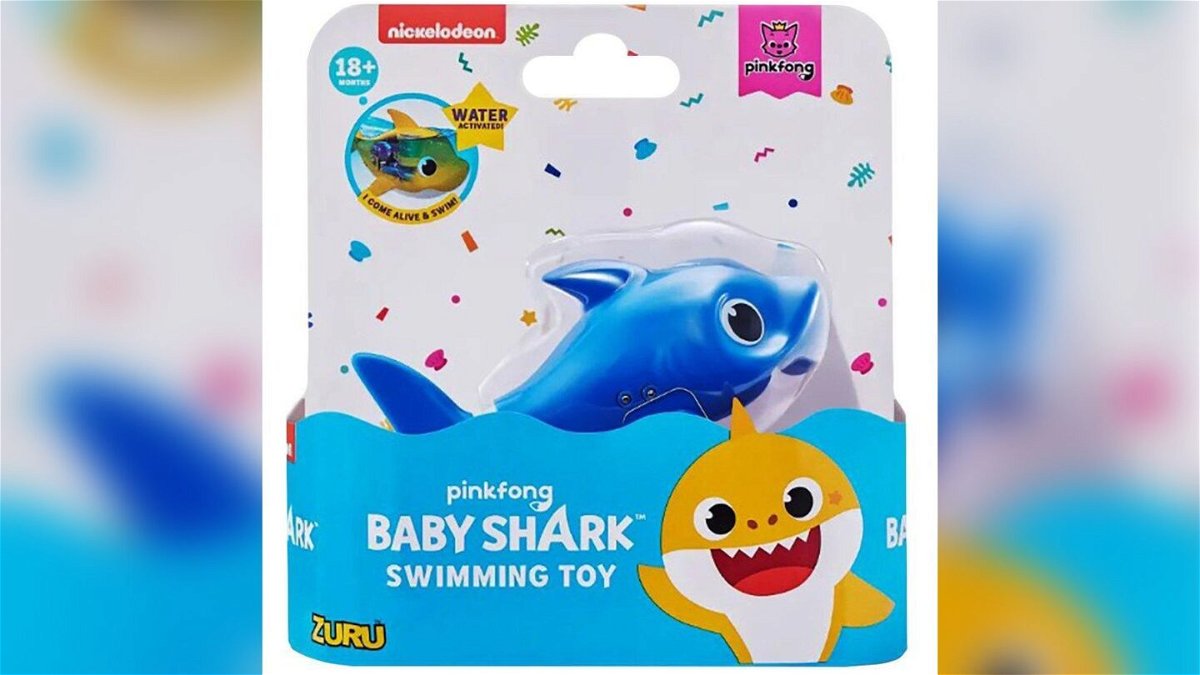 <i>From United States Consumer Product Safety Commission</i><br/>The Robo Alive Junior Mini Baby Shark Swimming Toy is among the recalled products.