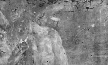 X-Ray analysis revealed Rubens' changes to the painting.