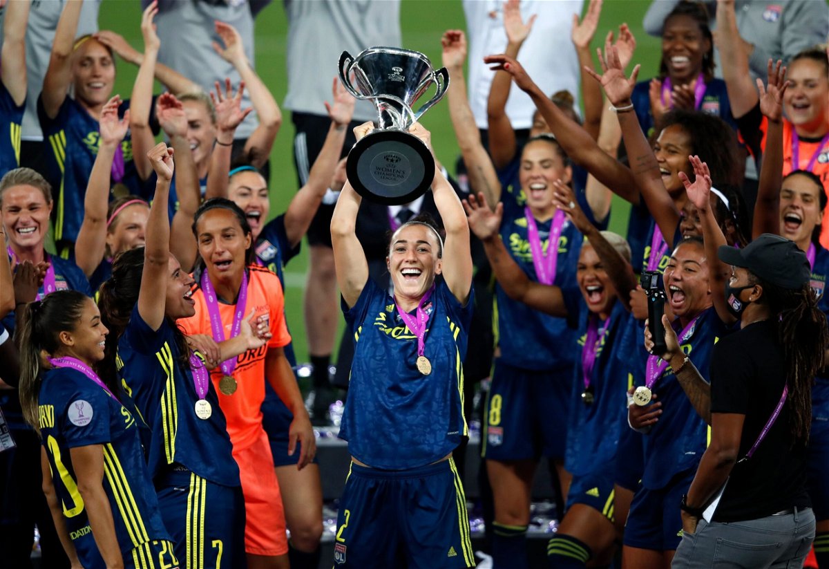<i>Clive Brunskill/Getty Images</i><br/>Lucy Bronze won the Women's Champions League three times with Lyon.