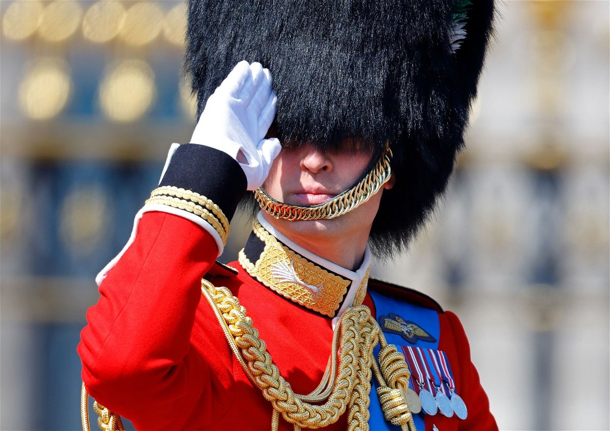 <i>Max Mumby/Indigo/Getty Images</i><br/>Prince William carries out what's known as The Colonel's Review -- his first since becoming Colonel of the Welsh Guards.