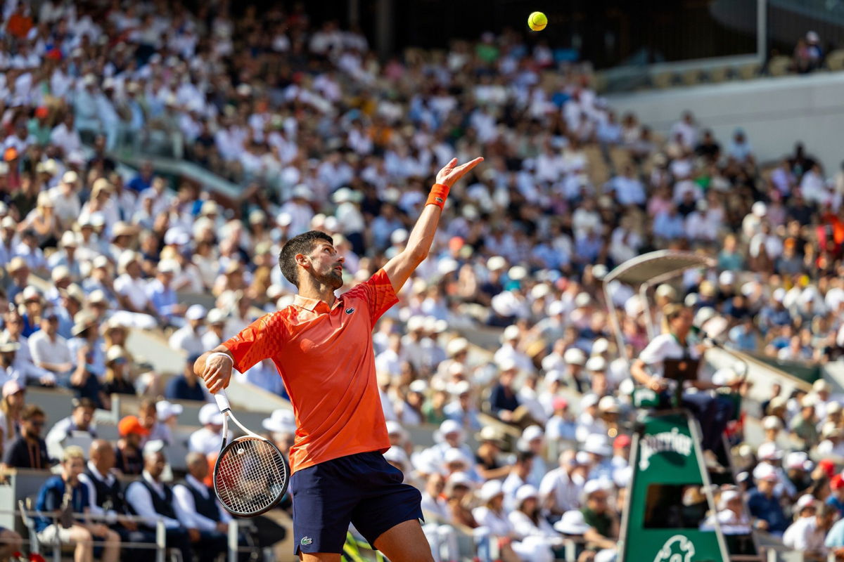 <i>Tim Clayton/Corbis/Getty Images</i><br/>Novak Djokovic defeated Carlos Alcaraz in the semifinal.