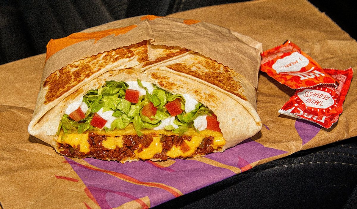 <i>Courtesy Taco Bell</i><br/>Taco Bell is selling a vegan Crunchwrap.