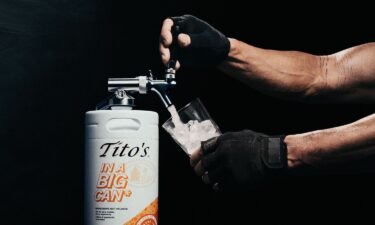 Tito's is trolling canned cocktails with an empty keg.