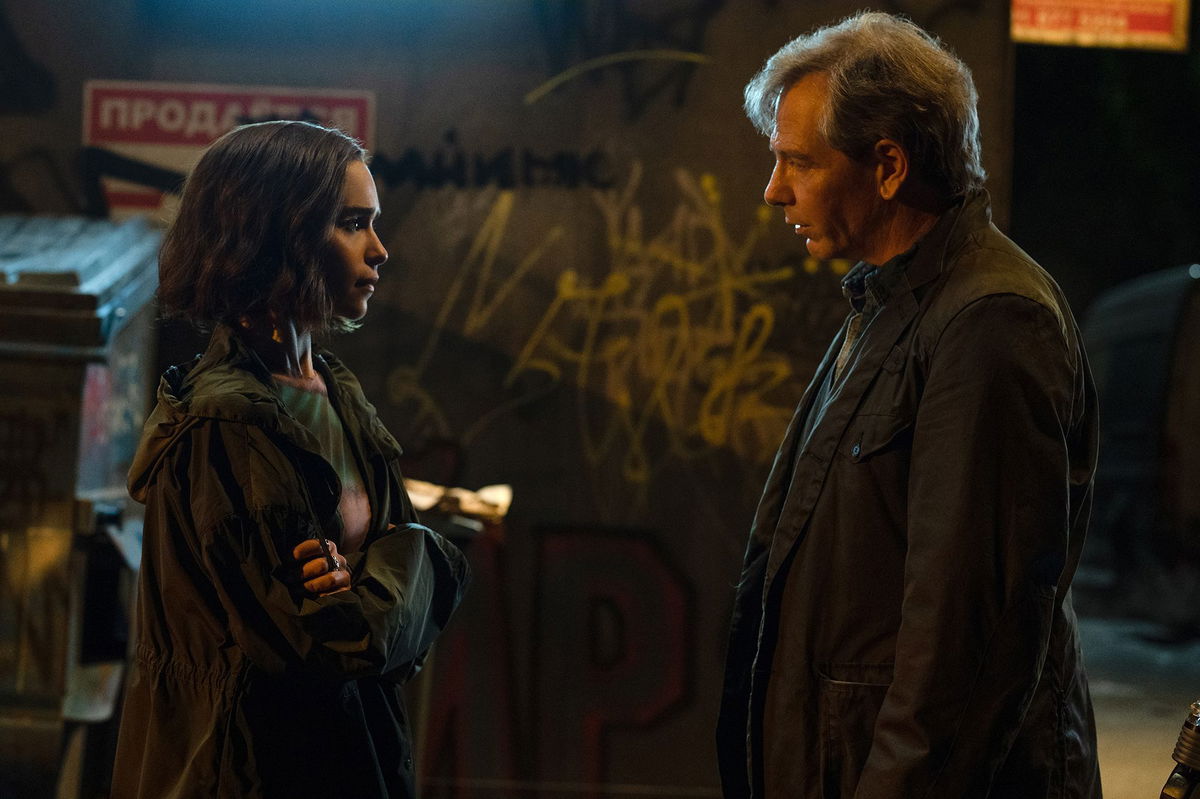 <i>Marvel Studios</i><br/>Emilia Clarke and Ben Mendelsohn in 