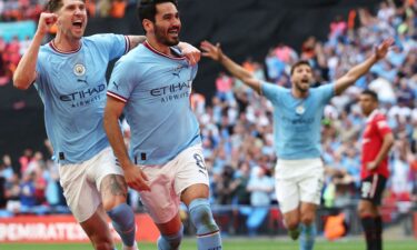 Ilkay Gundogan scored twice for City.