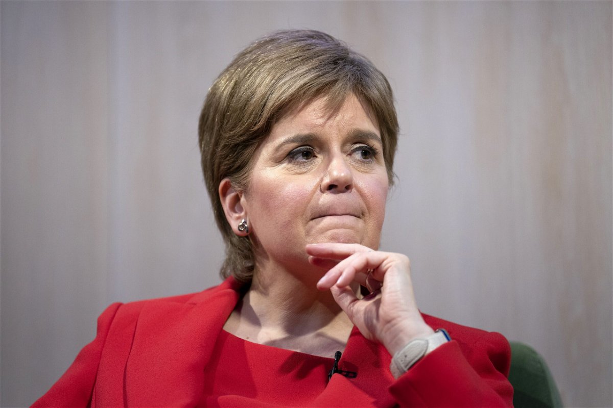<i>Kirsty O'Connor/PA Images/Getty Images</i><br/>First Minister Nicola Sturgeon answers questions from the floor after delivering a speech to the RSA Fellowship in her final public event as Scottish First Minister