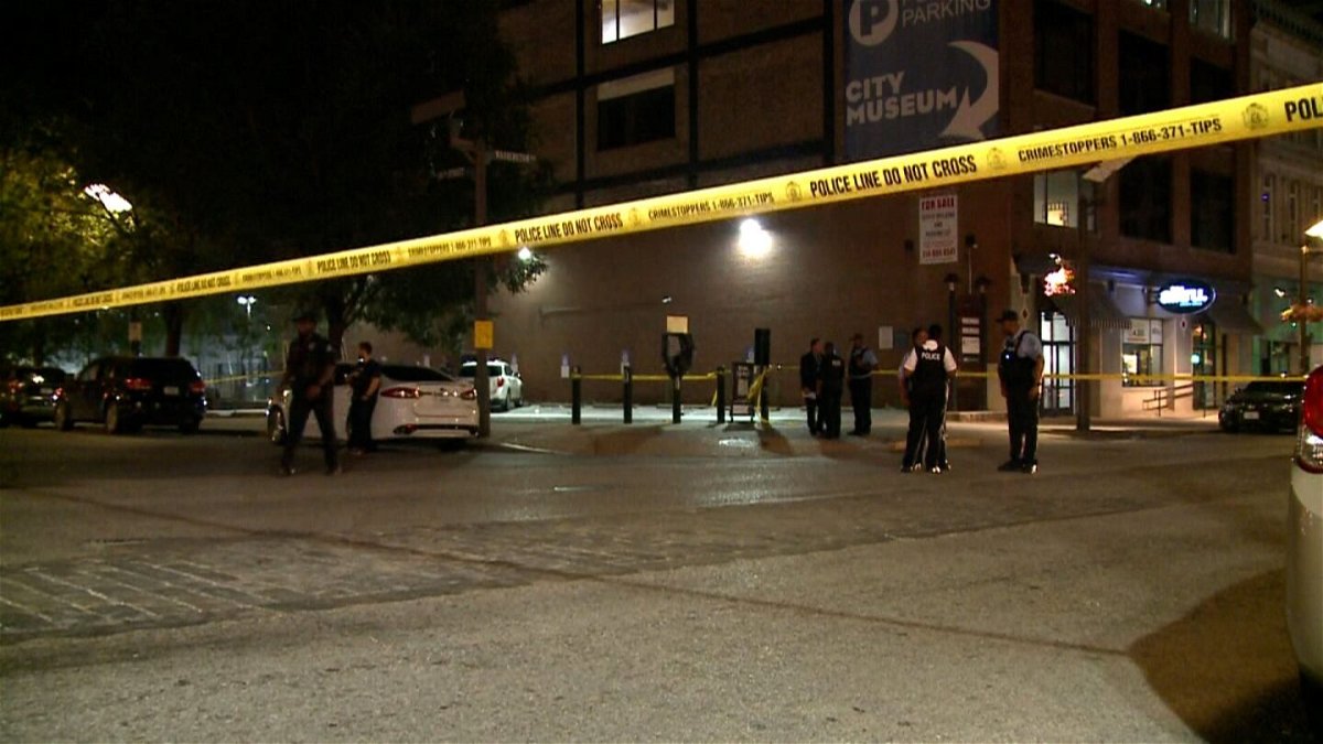 <i>KMOV</i><br/>Police reported an overnight shooting in downtown St. Louis that left one juvenile dead and 9 others injured.