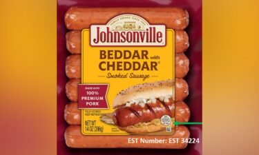 14 oz. Beddar with Cheddar sausage package courtesy of Johnsonville.