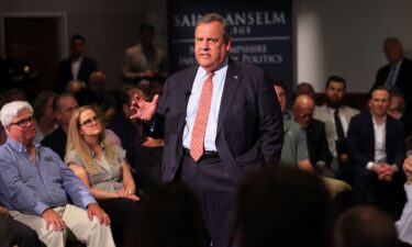 Former New Jersey Gov. Chris Christie pictured here on June 6