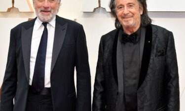 Robert De Niro (left) and Al Pacino are pictured here in 2020.