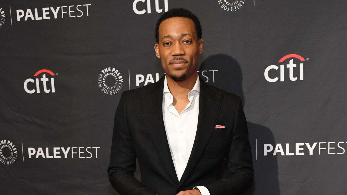 <i>Jon Kopaloff/Getty Images</i><br/>Tyler James Williams attends PaleyFest 2023 in Hollywood