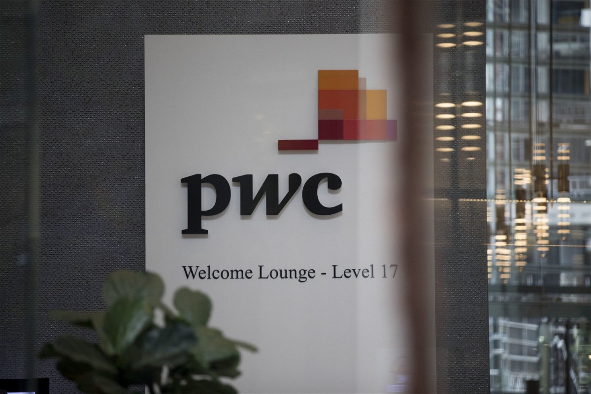 <i>Brent Lewin/Bloomberg/Getty Images</i><br/>The lobby of PwC's Australia office in Sydney