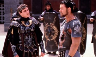 Joaquin Phoenix and Russell Crowe are seen here in "Gladiator" (2000).