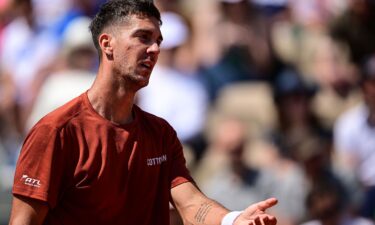 Thanasi Kokkinakis was unhappy after seemingly being denied a toilet break at the French Open.