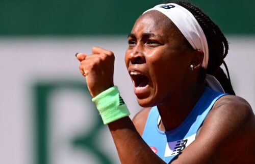 Coco Gauff reached the fourth round of the French Open.