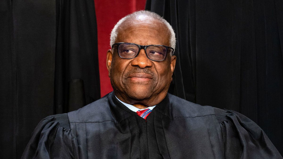 <i>Eric Lee/Bloomberg/Getty Images</i><br/>Justice Clarence Thomas on Tuesday called for the Supreme Court to revisit the “flawed” ruling in the 1964 case.