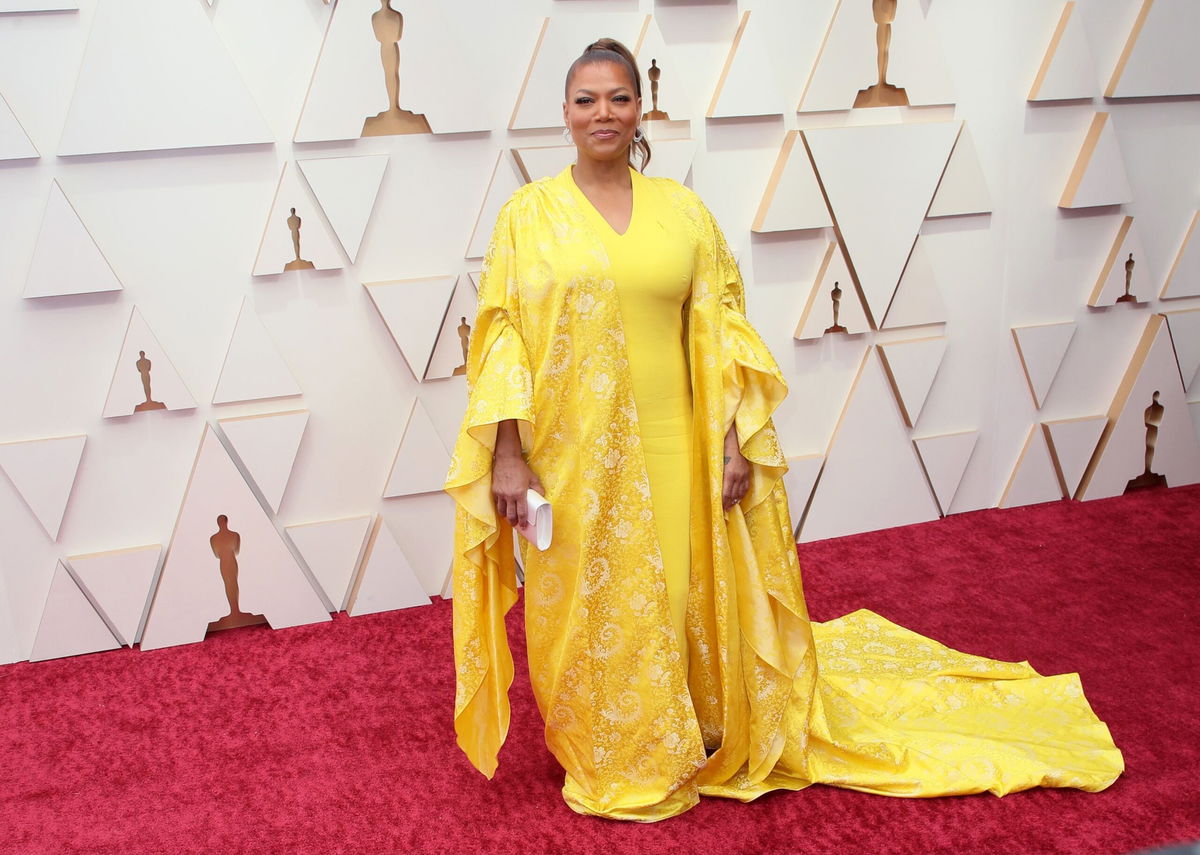 <i>David Livingston/Getty Images North America</i><br/>Queen Latifah attends the 94th Annual Academy Awards at Hollywood and Highland on March 27