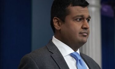 Raj Shah is pictured here on March 26