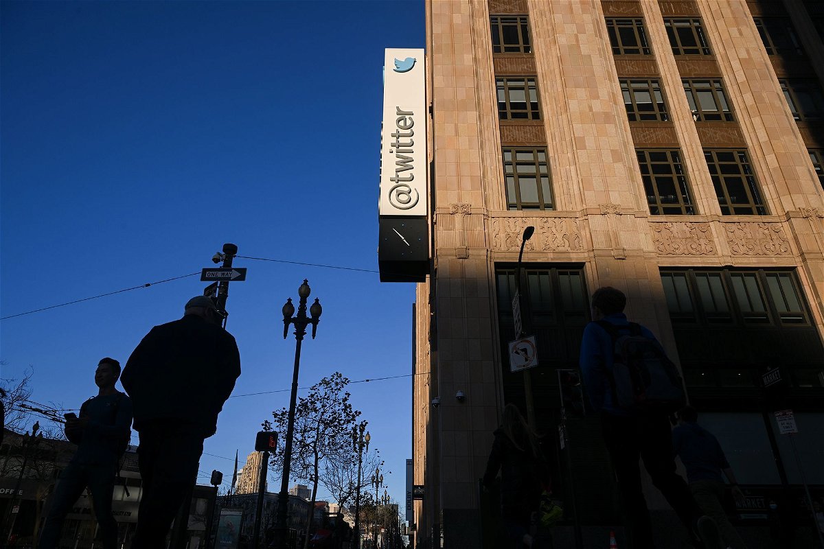 <i>Tayfun Coskun/Anadolu Agency/Getty Images</i><br/>A view of Twitter Headquarters in San Francisco