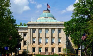 The North Carolina State Capitol Building in Raleigh is pictured here.