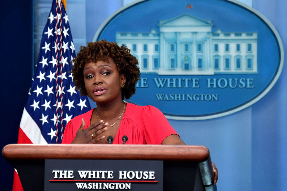 <i>Nicholas Kamm/AFP/Getty Images</i><br/>New White House Press Secretary Karine Jean-Pierre