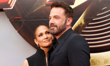 Jennifer Lopez and Ben Affleck at the Los Angeles premiere of 'The Flash' earlier this month.